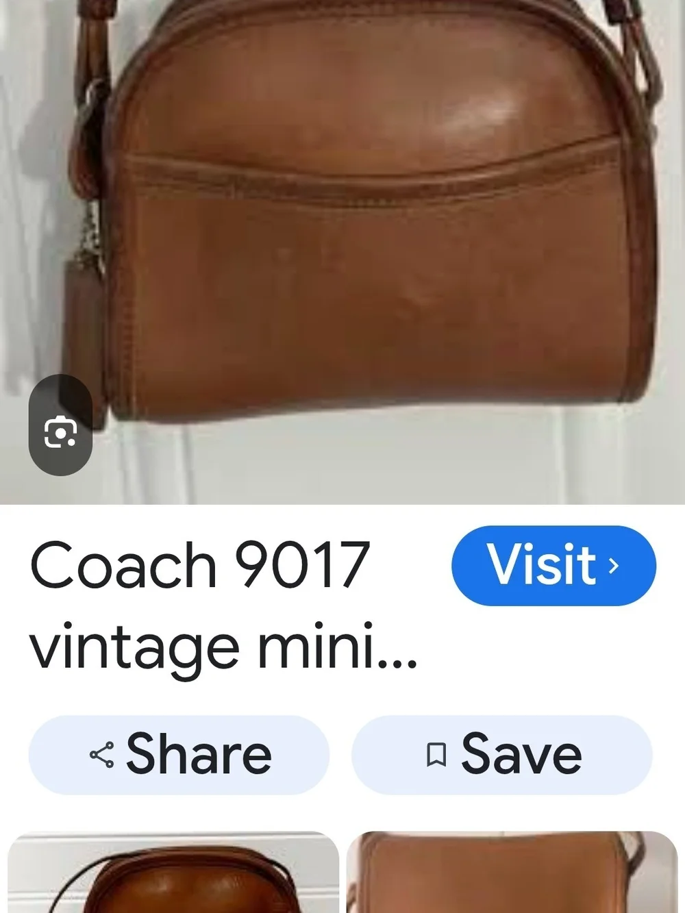 Coach Abbie Brown Leather Crossbody Bag - Picture 10 of 12